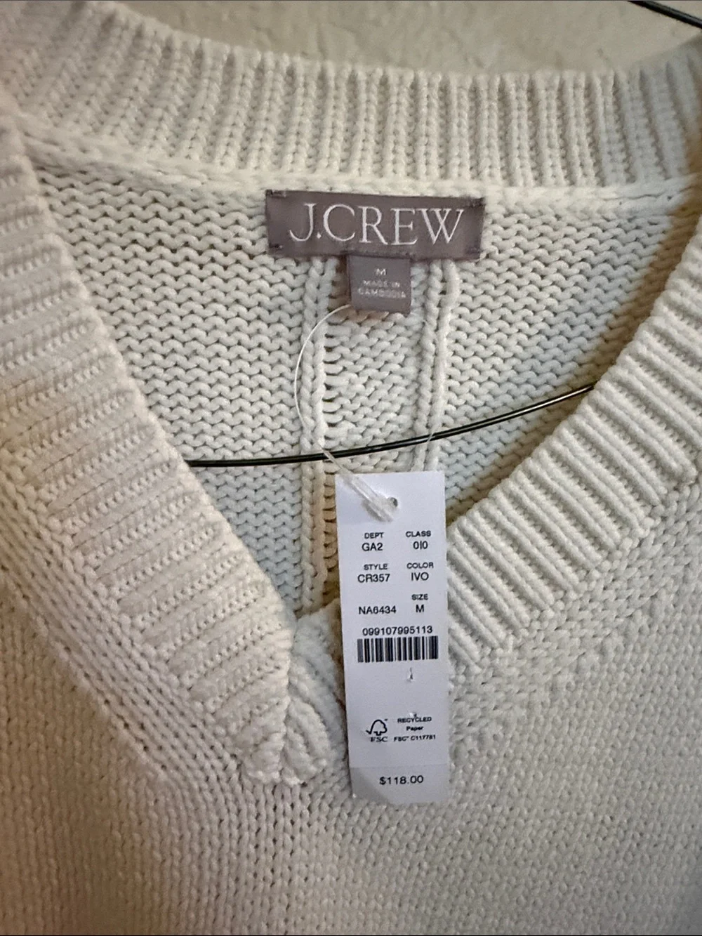 J. Crew fits true